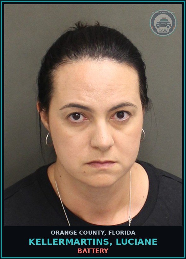 Booking mugshot of KELLERMARTINS, LUCIANE in Orange County