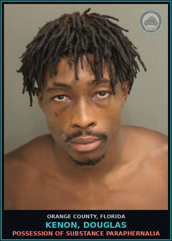 Booking mugshot of KENON, DOUGLAS in Orange County