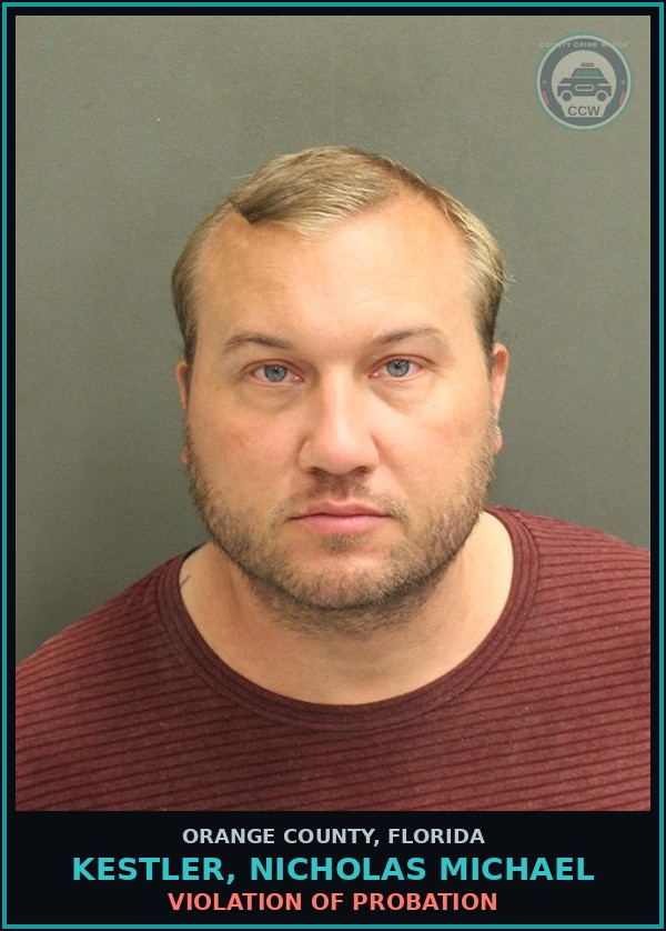 Booking mugshot of KESTLER, NICHOLAS MICHAEL in Orange County