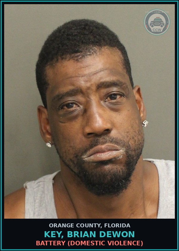 Booking mugshot of KEY, BRIAN DEWON in Orange County