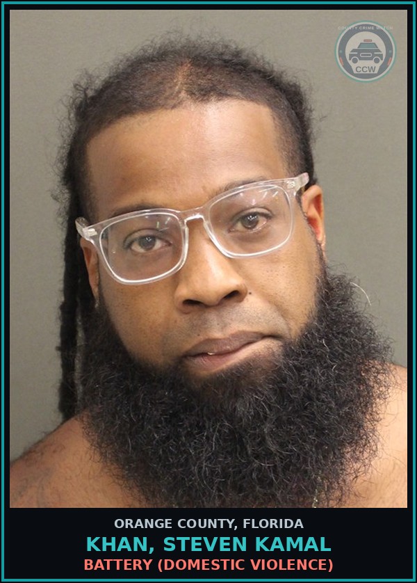 Booking mugshot of KHAN, STEVEN KAMAL in Orange County