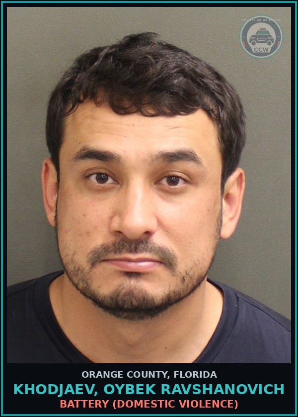 Booking mugshot of KHODJAEV, OYBEK RAVSHANOVICH in Orange County