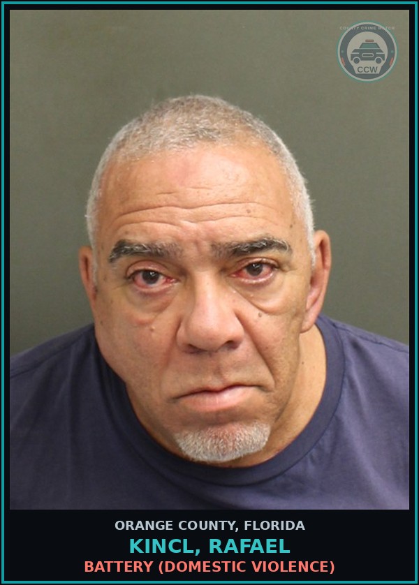 Booking mugshot of KINCL, RAFAEL in Orange County