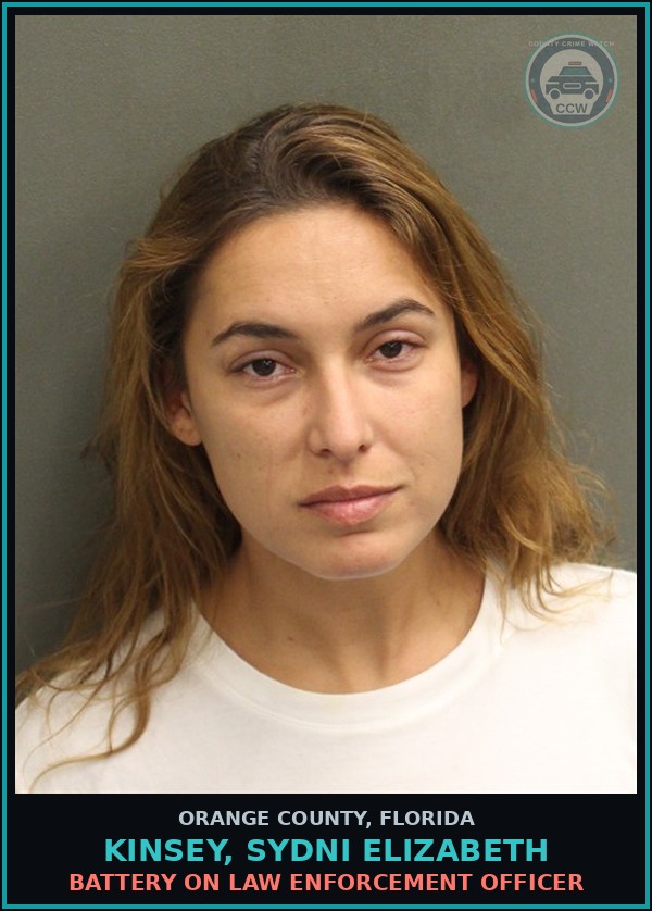 Booking mugshot of KINSEY, SYDNI ELIZABETH in Orange County
