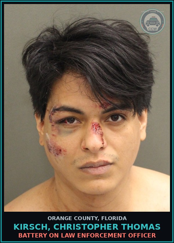 Booking mugshot of KIRSCH, CHRISTOPHER THOMAS in Orange County
