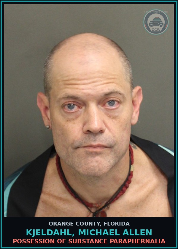 Booking mugshot of KJELDAHL, MICHAEL ALLEN in Orange County