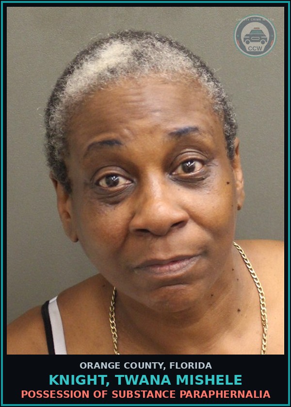 Booking mugshot of KNIGHT, TWANA MISHELE in Orange County