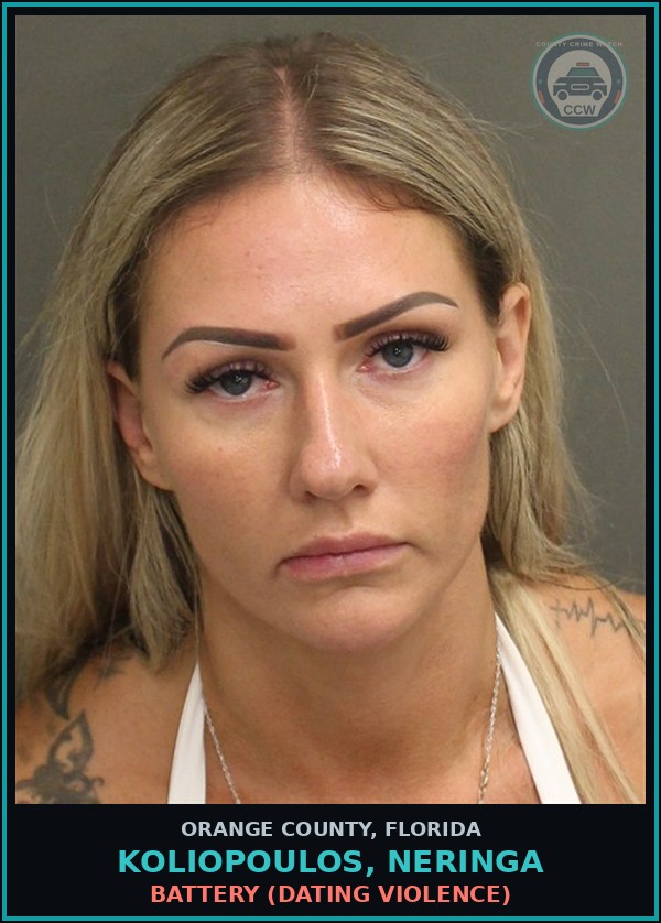 Booking mugshot of KOLIOPOULOS, NERINGA in Orange County