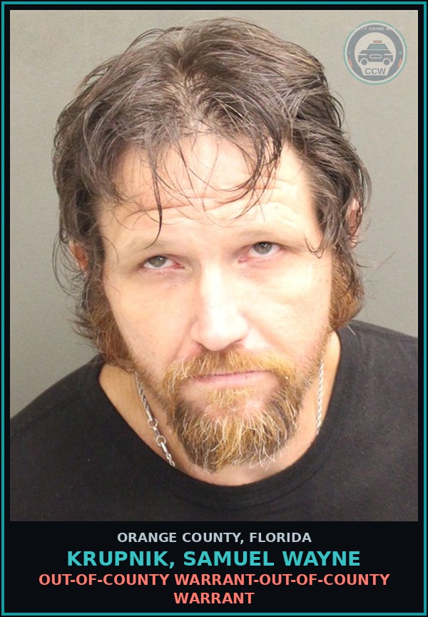 Booking mugshot of KRUPNIK, SAMUEL WAYNE in Orange County