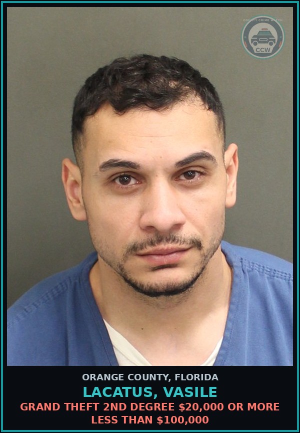Booking mugshot of LACATUS, VASILE in Orange County