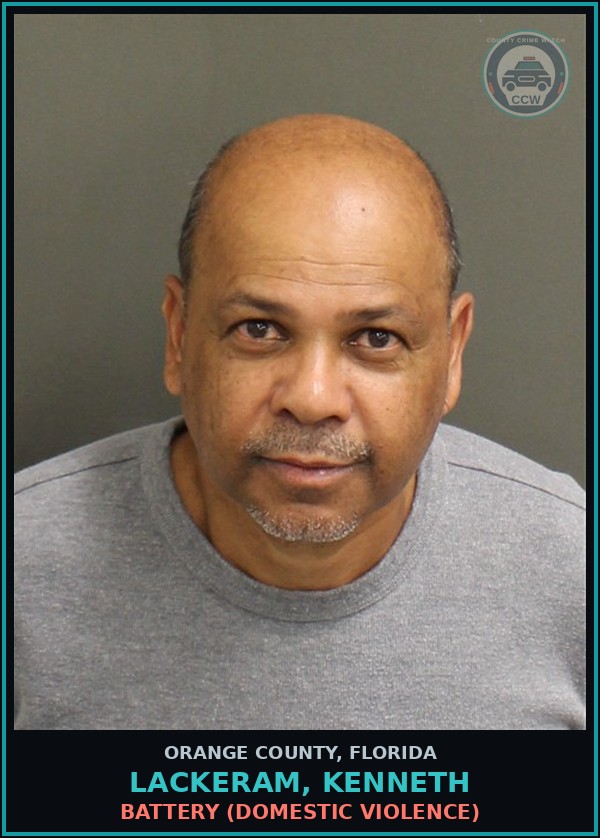 Booking mugshot of LACKERAM, KENNETH in Orange County