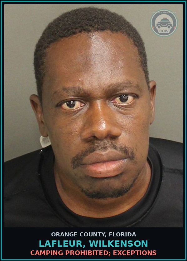 Booking mugshot of LAFLEUR, WILKENSON in Orange County