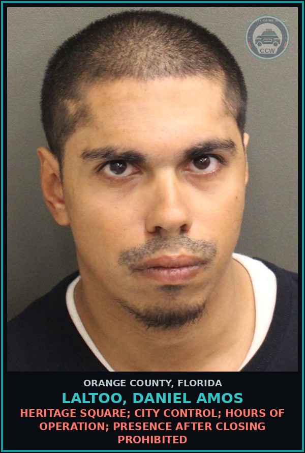 Booking mugshot of LALTOO, DANIEL AMOS in Orange County