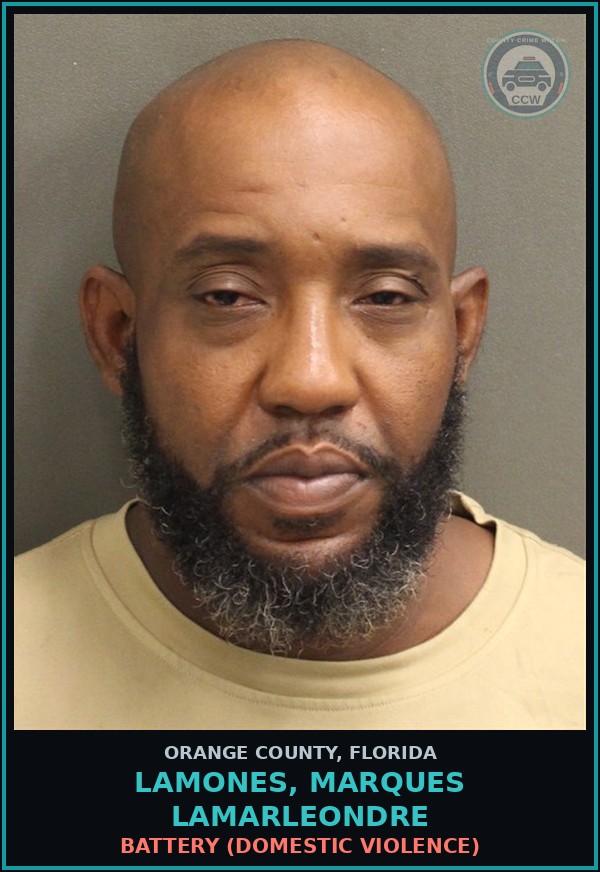 Booking mugshot of LAMONES, MARQUES LAMARLEONDRE in Orange County