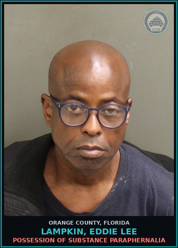 Booking mugshot of LAMPKIN, EDDIE LEE in Orange County