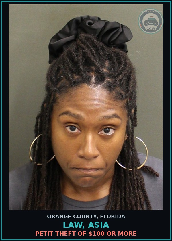 Booking mugshot of LAW, ASIA in Orange County