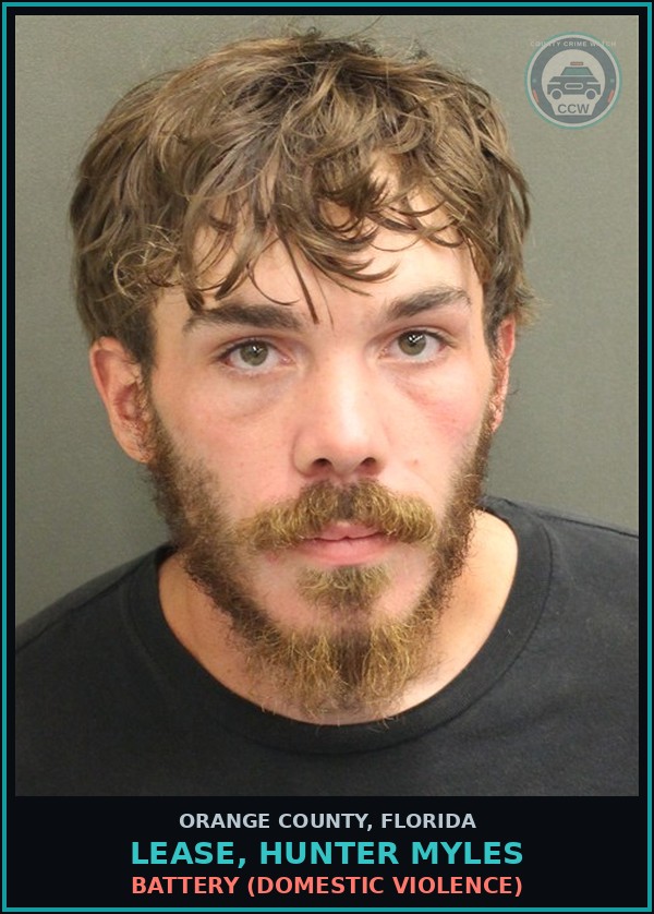 Booking mugshot of LEASE, HUNTER MYLES in Orange County