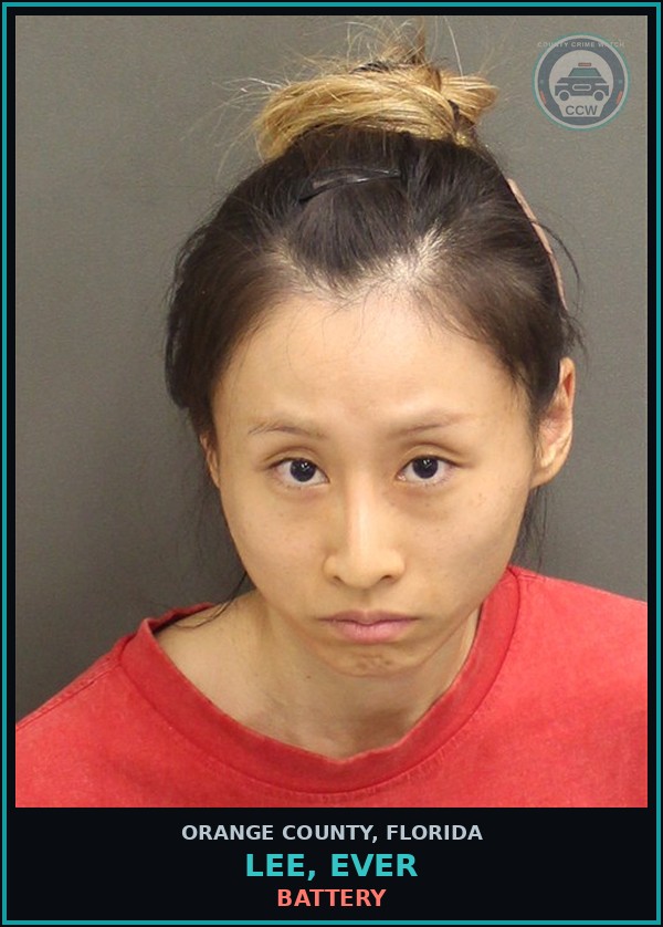 Booking mugshot of LEE, EVER in Orange County