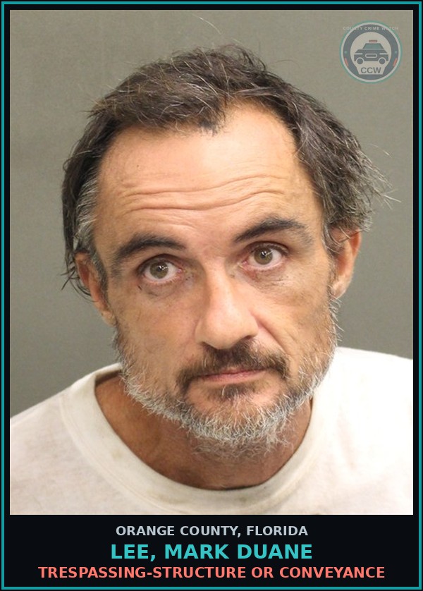 Booking mugshot of LEE, MARK DUANE in Orange County