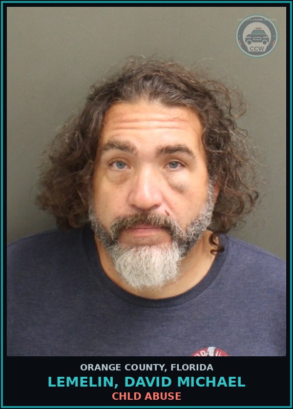 Booking mugshot of LEMELIN, DAVID MICHAEL in Orange County
