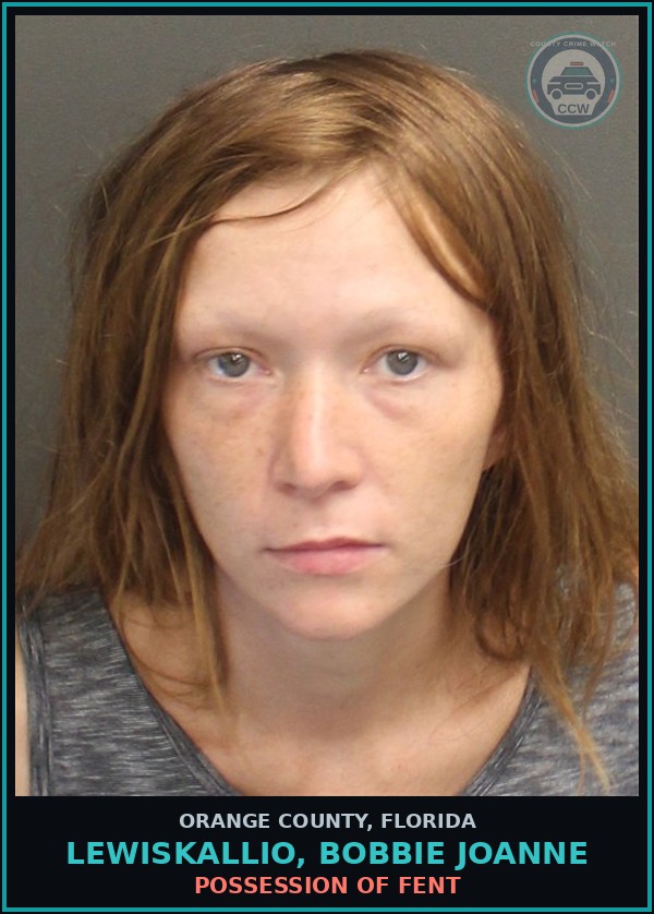 Booking mugshot of LEWISKALLIO, BOBBIE JOANNE in Orange County