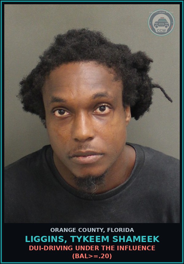 Booking mugshot of LIGGINS, TYKEEM SHAMEEK in Orange County