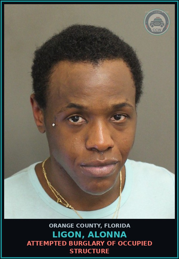Booking mugshot of LIGON, ALONNA in Orange County