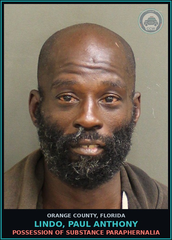 Booking mugshot of LINDO, PAUL ANTHONY in Orange County