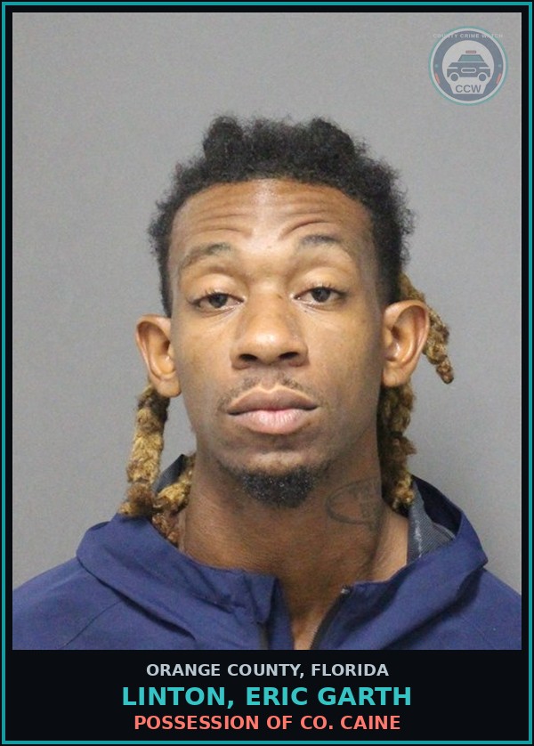 Booking mugshot of LINTON, ERIC GARTH in Orange County