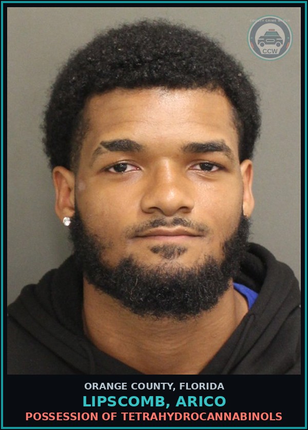 Booking mugshot of LIPSCOMB, ARICO in Orange County