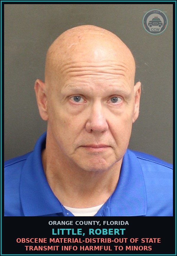 Booking mugshot of LITTLE, ROBERT in Orange County
