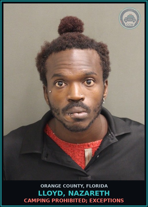 Booking mugshot of LLOYD, NAZARETH in Orange County