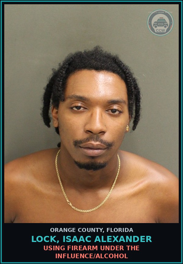 Booking mugshot of LOCK, ISAAC ALEXANDER in Orange County