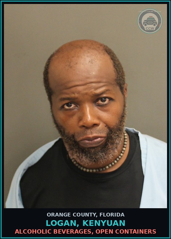 Booking mugshot of LOGAN, KENYUAN in Orange County