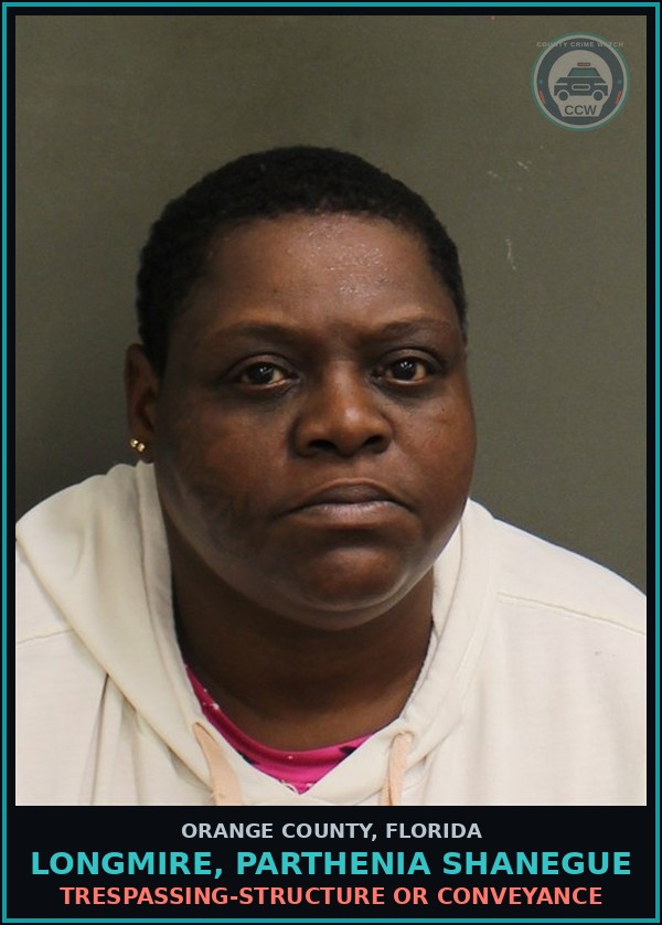 Booking mugshot of LONGMIRE, PARTHENIA SHANEGUE in Orange County