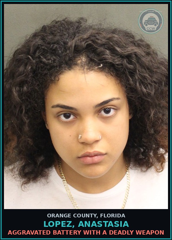 Booking mugshot of LOPEZ, ANASTASIA in Orange County