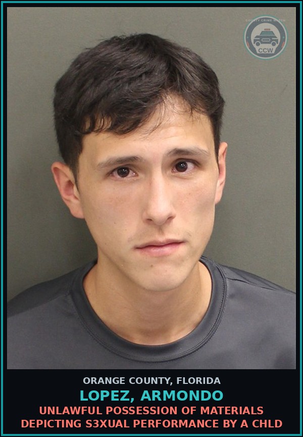 Booking mugshot of LOPEZ, ARMONDO in Orange County