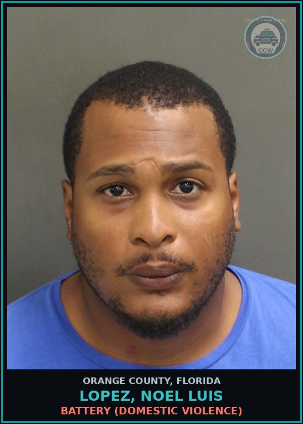 Booking mugshot of LOPEZ, NOEL LUIS in Orange County
