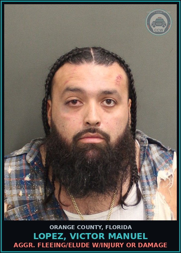Booking mugshot of LOPEZ, VICTOR MANUEL in Orange County