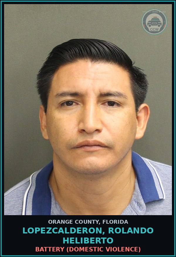 Booking mugshot of LOPEZCALDERON, ROLANDO HELIBERTO in Orange County