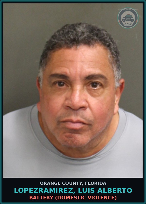 Booking mugshot of LOPEZRAMIREZ, LUIS ALBERTO in Orange County