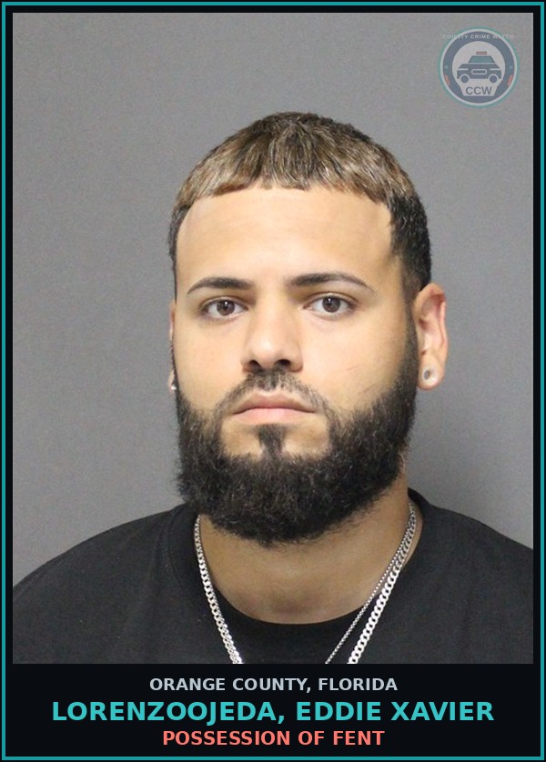 Booking mugshot of LORENZOOJEDA, EDDIE XAVIER in Orange County