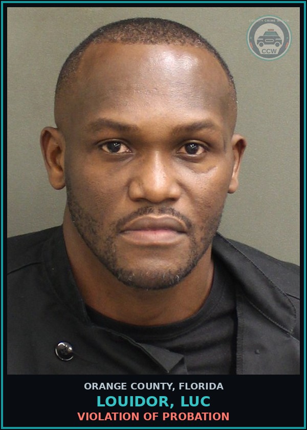 Booking mugshot of LOUIDOR, LUC in Orange County
