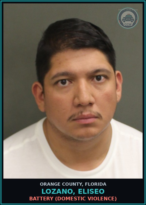 Booking mugshot of LOZANO, ELISEO in Orange County