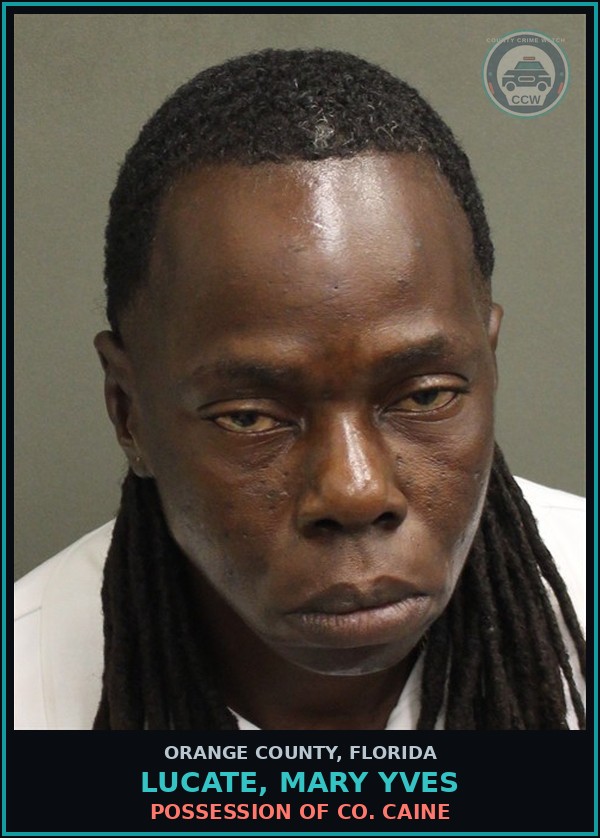Booking mugshot of LUCATE, MARY YVES in Orange County