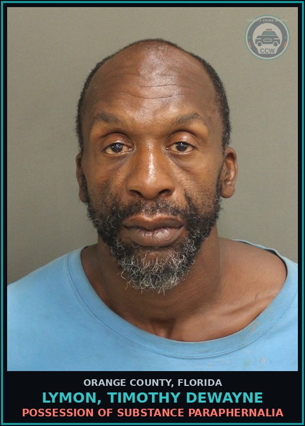 Booking mugshot of LYMON, TIMOTHY DEWAYNE in Orange County