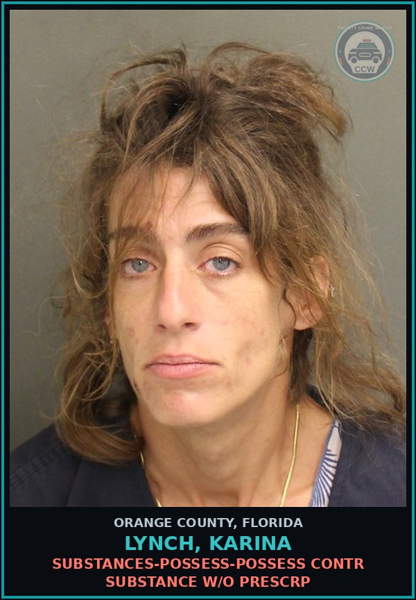 Booking mugshot of LYNCH, KARINA in Orange County
