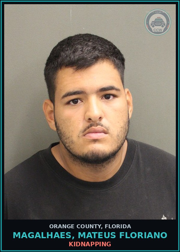 Booking mugshot of MAGALHAES, MATEUS FLORIANO in Orange County