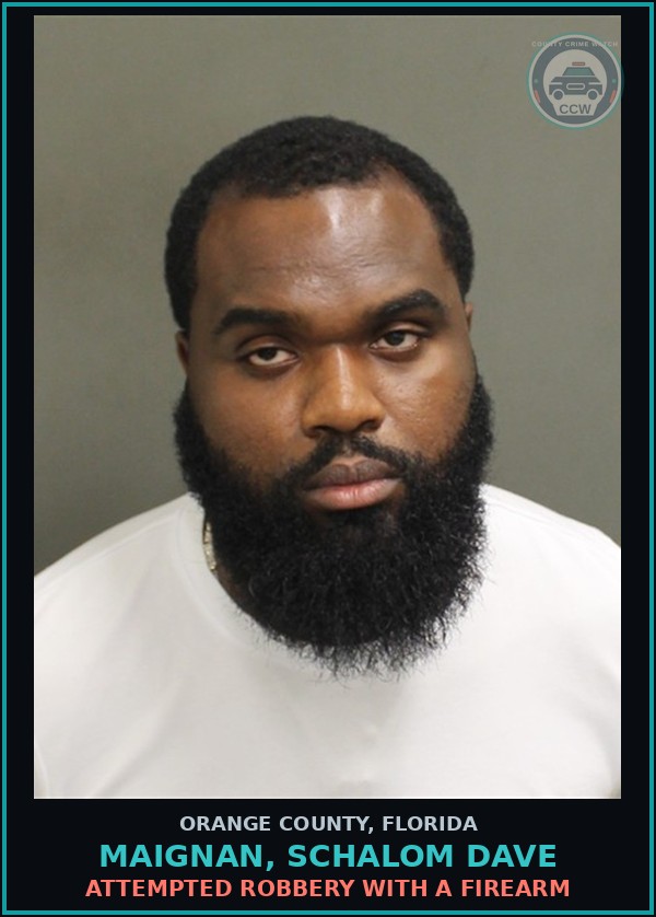 Booking mugshot of MAIGNAN, SCHALOM DAVE in Orange County