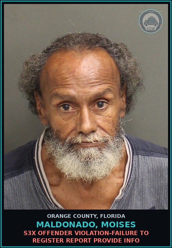 Booking mugshot of MALDONADO, MOISES in Orange County